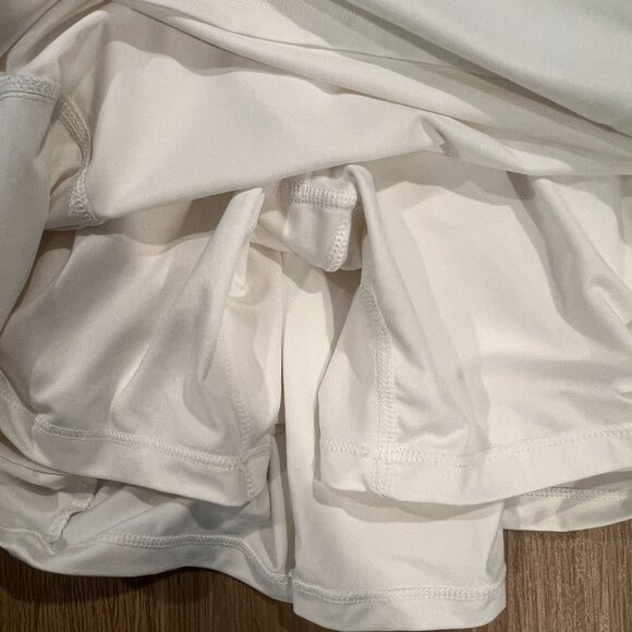 All In Motion White Dress Romper Shorts Athletic Workout Size Medium - Picture 4 of 6